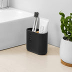 Toothbrush Holders Bamboo Electric Toothbrush Holder Bathroom Storage Organizer - Image 2