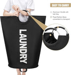 125L X-Large Laundry Basket, Freestanding Tall Clothes Hamper, Collapsible - Image 5