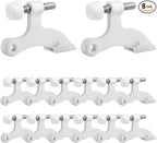 OBTANIM 12 Pack Hinge Pin Door Stopper Heavy Duty Metal Adjustable Door Stops by OBTANIM