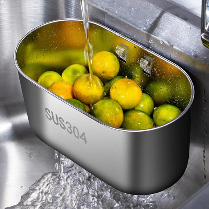 Stainless Steel Sink Drain Strainer Basket - Image 3
