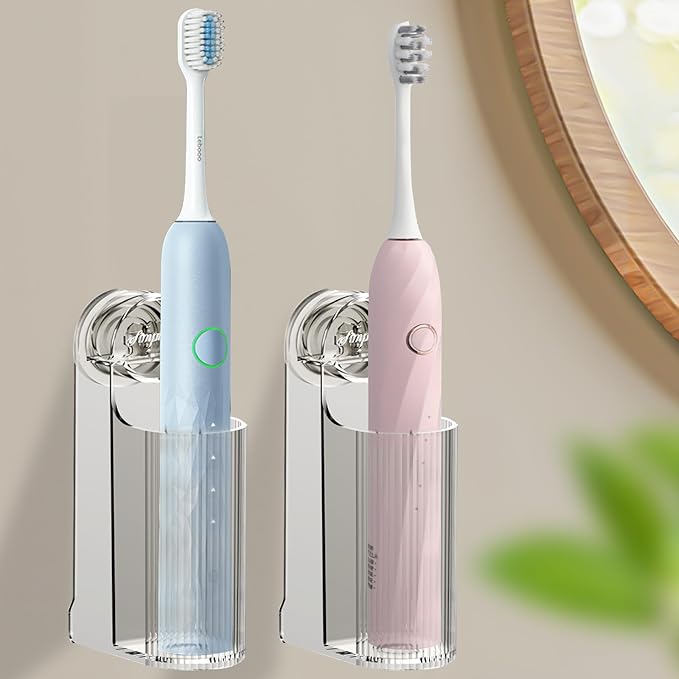 2 Pack Electric Toothbrush Holders by MdakeGo