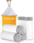 TECHSHARE Biodegradable 100 Count 6 Gallon Trash Bags, Compostable, Strong and by TECHSHARE%C2%AE