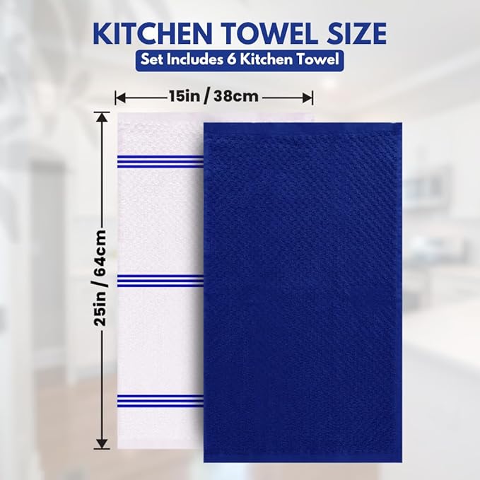 Infinitee Xclusives 100% Cotton Kitchen Towels - Image 4