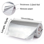 BOMEI PACK Aluminum Foil Tape, Heavy Duty Metal Duct Tape, High Temperature - Image 2