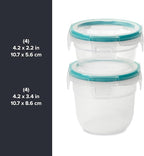 Snapware Plastic Total Solution 16-Pc Food Storage Containers Set, 2-Cup & - Image 2