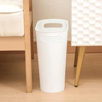rejomiik Small Trash Can, 3.5 Gallon Slim Garbage Can Plastic Waste Basket - Image 8