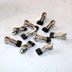 10PCS Small Clothes Pin, Stainless Steel Clothespins, Metal Laundry Grip Clips - Image 6