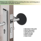 Door Stoppers for Wall with Strong Back Adhesive, No-Falling Round Door Knob - Image 2