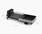 Joseph Joseph Extend Slim Steel Expandable Dish Drying Rack - Image 4
