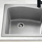 3-1/2 Inch Polymer Slate Gray Sink Drain Assembly - Image 7