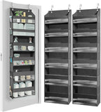 HOMELUX THEORY UPGRADED 6 Tiers Over The Door Organizer Hanging by HomeluxTheory