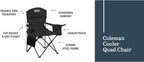 Coleman Portable Camping Chair with 4-Can Cooler, Cushioned Seat & Back with Side Pockets & Cup Holder, Carry Bag Included, Great for Camping, Tailgating, Firepits, Patio, & More - Image 9