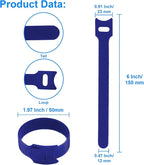 60 PCS 6 Inches Reusable Cable Ties, Wire Ties, Cord Organizer, Cable Organizer - Image 4