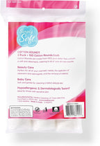 Medline Simply Soft Cotton Rounds, 100% Cotton Absorbent and Textured Cotton - Image 2