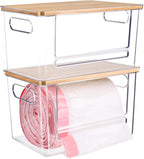 2 PCS Trash Bag Holder Dispenser Under Sink, Extra Large Garbage Bag Holder by Hiitytin