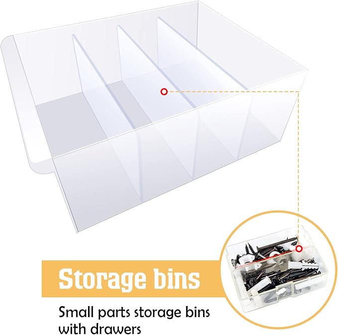 Yookeer 32 Pack 4.25 x 2 In Drawer Dividers - Image 6