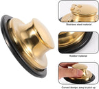 RQYEKDO Kitchen Sink Strainers Sink Stopper Kits, Stainless Steel Sink Drain - Image 5