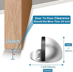 6 Pack Door Stop, Adhesive Door Stoppers Floor Mounted Door Stops No Drill - Image 2