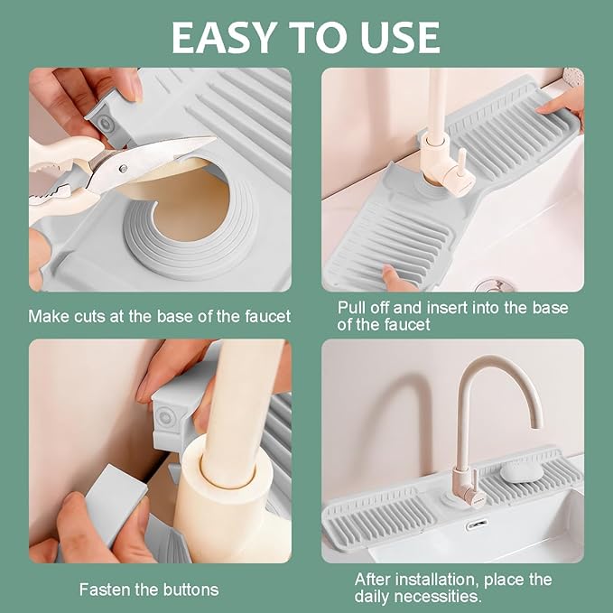 24 Inch Upgraded Draining Mat Folding faucet Mat - Image 5
