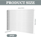 2 Pcs Stainless Steel Side Splash Guard - Image 2