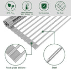Roll Up Dish Drying Rack Over The Sink Kitchen Roll Up Sink Drying Rack - Image 5