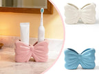 Bow Toothbrush Holder， 2-Slot Toothbrush and Toothpaste Holder Cute Toothbrush - Image 6