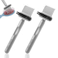 2Pcs Hair Brush Cleaning Tool 2-in-1 Comb Cleaner by Unknown