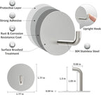 VIS'V Adhesive Hooks, Small Metal Shower Wall Stick on Hooks, Waterproof - Image 3