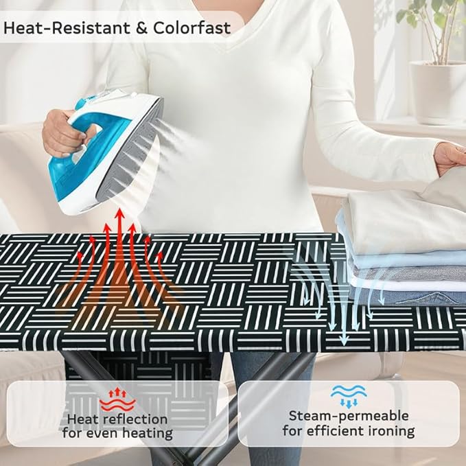FIOBEE Ironing Board Cover and Pad Extra Thick Iron Board Pad - Image 2