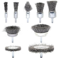 9-Piece Large Wire Brush Wheel Set by LingGan