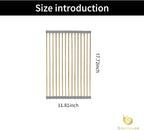 Snailhouse Roll Up Dish Drying Rack, Stainless Steel Dish Drainer Over The Sink - Image 2