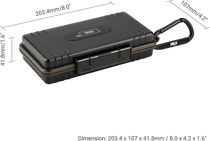 KIWIFOTOS 14 Slots 18650 Battery Organizer Case Protective Hard Storage Case - Image 7