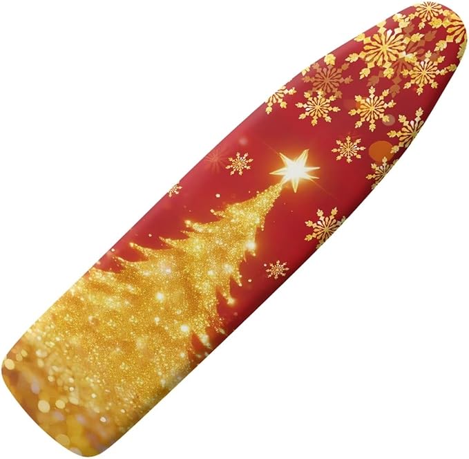 Christmas Tree Print Ironing Board Cover Protector Snowflake Print Ironing by Wanzuoeng