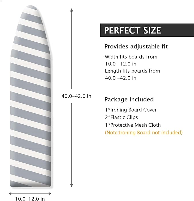 SheeChung 42”x12” Ironing Board Cover and Pad - - Image 2