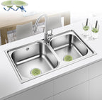 2 PCS Kitchen Stainless Silicone Sink Strainer, 4.5 inch Diameter… - Image 9