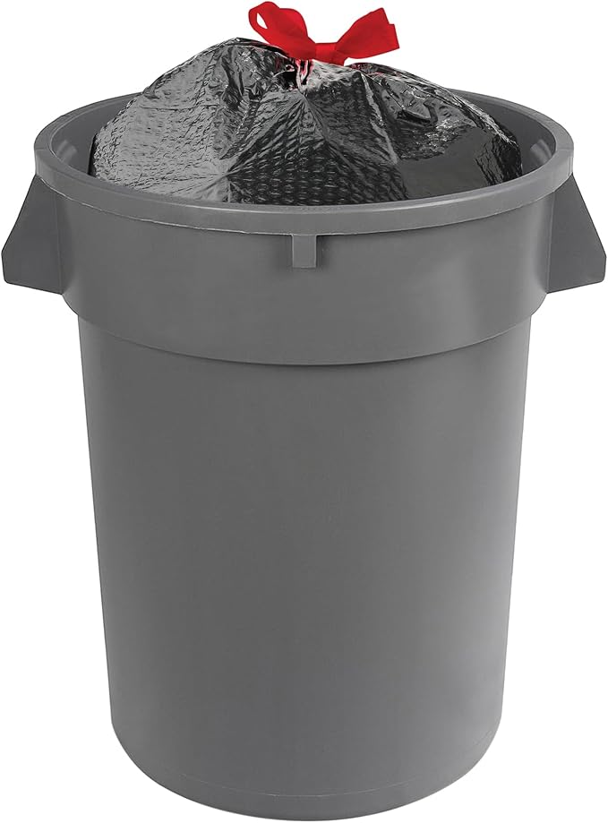 Amazon Basics Flextra Multipurpose Drawstring Trash Bags, 30 Gallon - Image 5