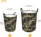 Green Camouflage Laundry Hamper Bag - Image 4