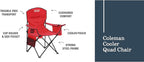 Coleman Portable Camping Chair with 4-Can Cooler, Cushioned Seat & Back with Side Pockets & Cup Holder, Carry Bag Included, Great for Camping, Tailgating, Firepits, Patio, & More - Image 9
