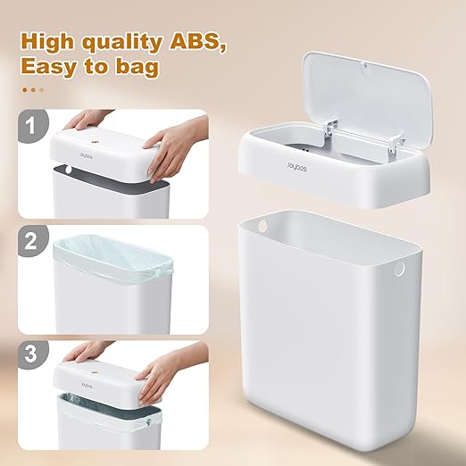 JOYBOS 2 Pack Bathroom Trash Can - Image 5