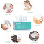 MSOEUESO Soft Dry Wipes Cotton Facial Tissues, Cotton face Towel - Image 2