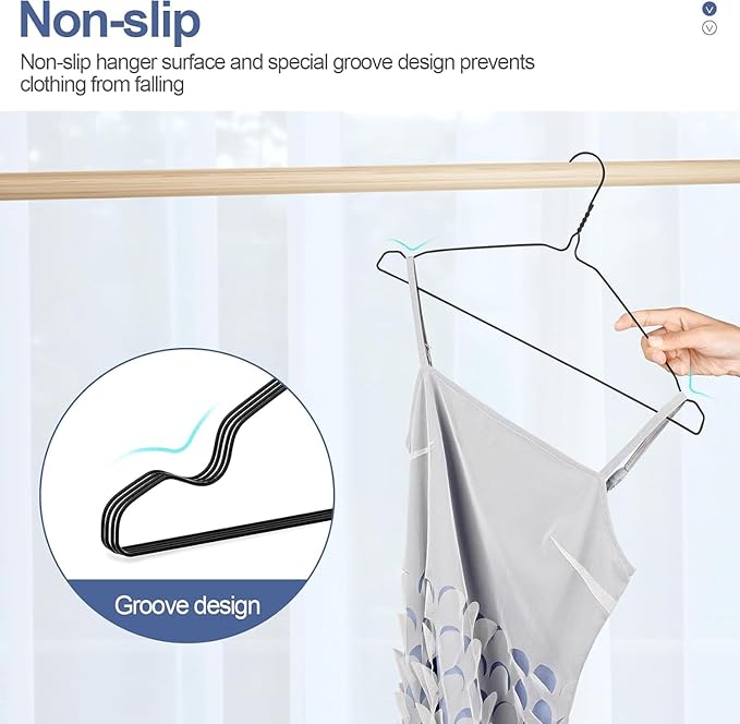 SPECILITE Wire Hangers 150 Pack, Metal Wire Clothes Hanger Bulk - Image 4
