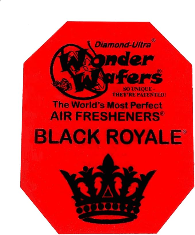 Wonder Wafers 25 CT Individually Wrapped Black Royale Air Fresheners by Wonder+Wafers
