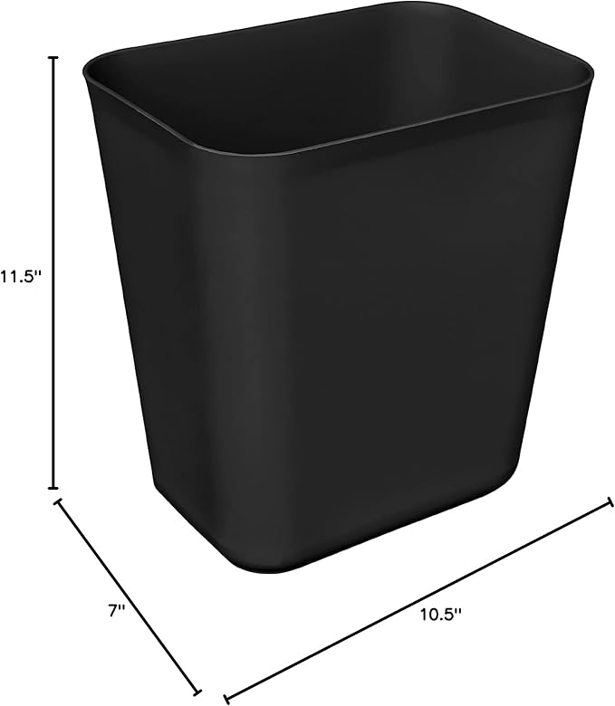 Nipogear 3.5 Gallons /13.5 Liter Efficient Plastic Trash Can Garbage Bin - Image 7