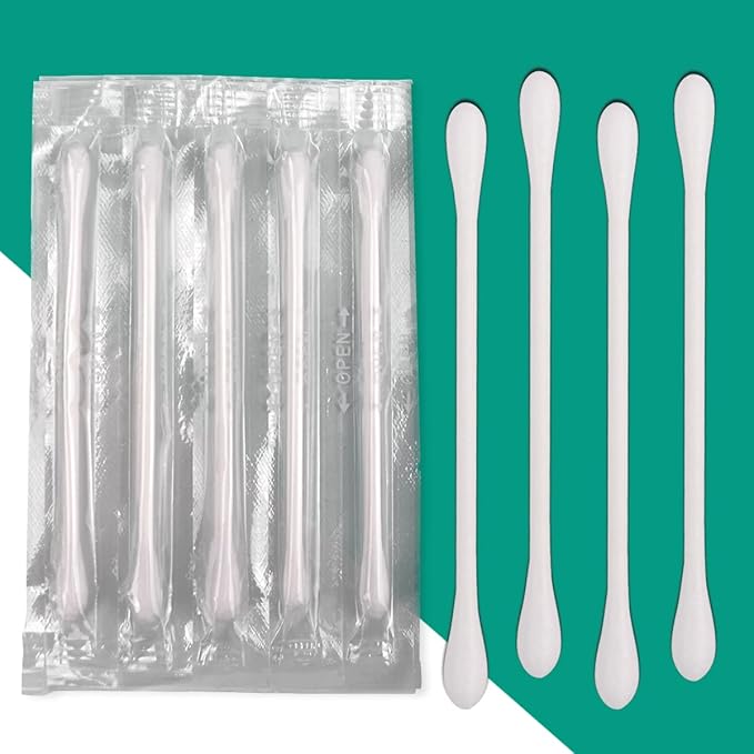 100 Pack Cotton Swabs, Individually Wrapped Cotton Swab, Individually Wrapped by HQSLsund