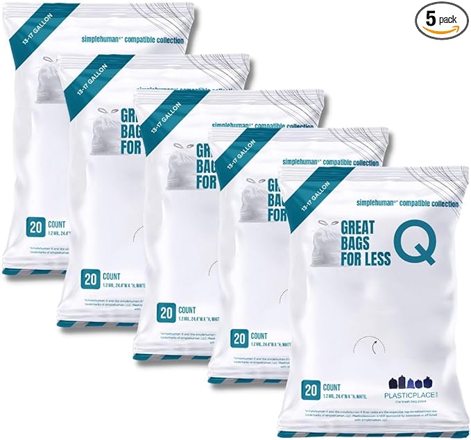 Plasticplace Trash Bags, Compatible by Plasticplace