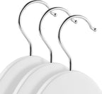 Casafield - 10 White Wooden Suit Hangers - Premium Lotus Wood - Image 2