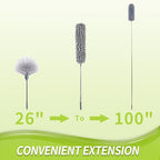 Cobweb Duster with Extension Pole, Reusable Feather Duster - Image 7