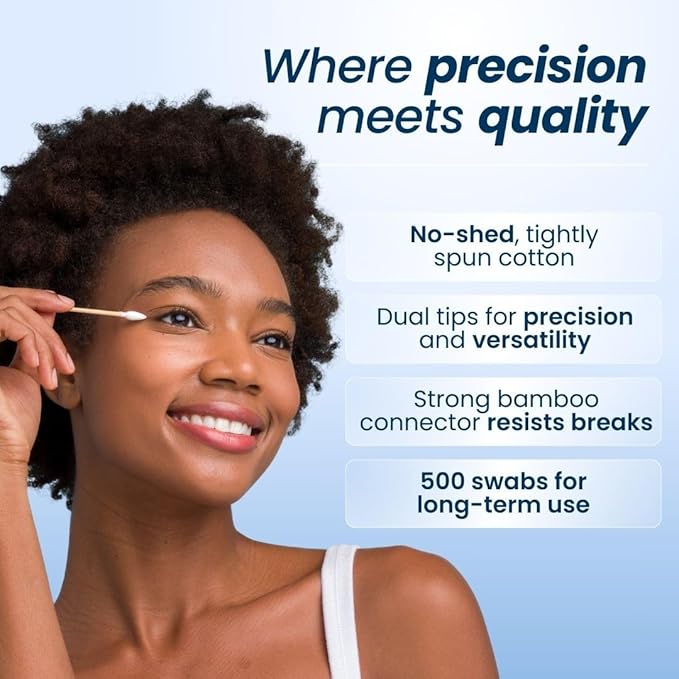 Clean Skin Club Clean Swabs | 6 Pack Total 3000 Count | One Pointed Tip | - Image 3
