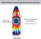 Rainbow Tie Dye Ironing Board Cover Durable Thick Table Top Ironing Board Cover - Image 5