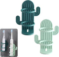 Cactus Pattern Toothbrush Holder Bathroom countertop Organizer Modern Style and by Unknown